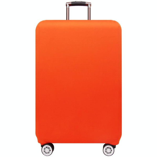Thickened Wear-resistant Stretch Luggage Dust-proof Protective Cover, Size: M(Orange Red)