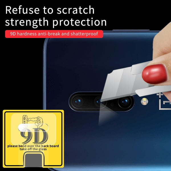 For OnePlus 7 Pro 9D Transparent Rear Camera Lens Protector Tempered Glass Film