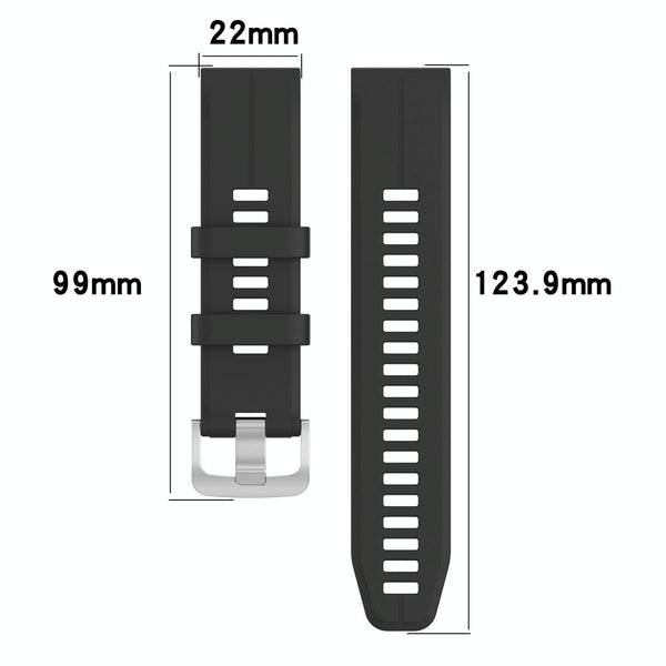For Garmin Forerunner 955 / 255 / 745 22mm Silicone Watch Band(White)