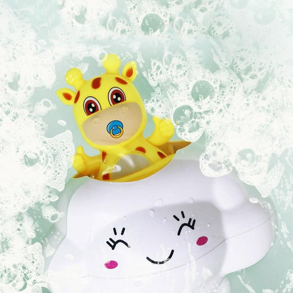 Fallow Deer Rain Cloud Children Baby Bathing Beach Play Toys(White)