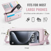 CaseMe Me30 Multi Functional Diagonal Cross Bag Phone Case(Pink)