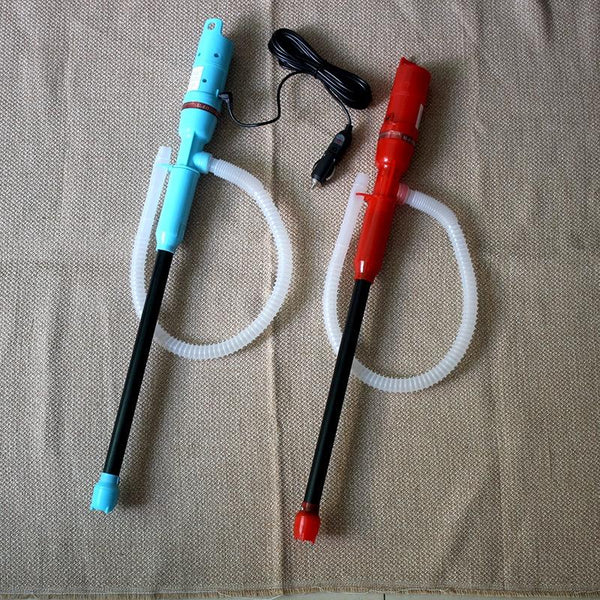 Vehicle-Mounted Electric Oil Pump Oil Pipe Fuel Pump Fish Tank Water Changer(12V Red)