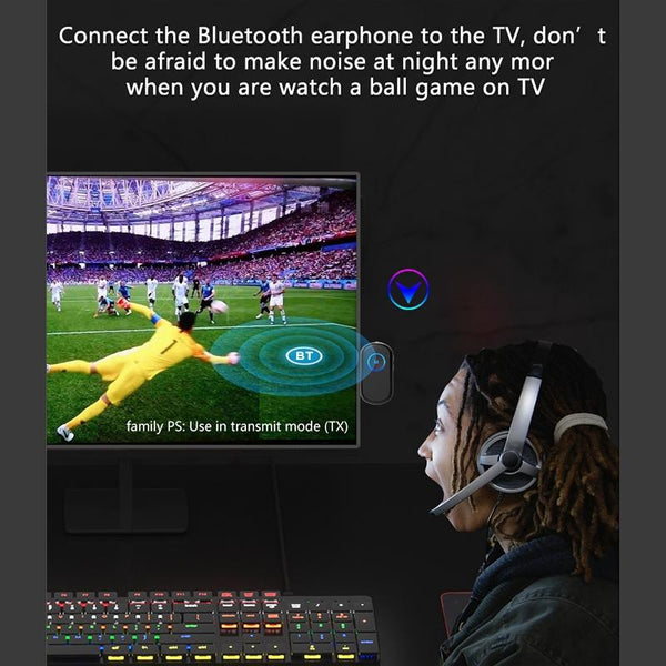 BR01 Car Bluetooth 5.0 Wireless Audio Receiver Transmitter