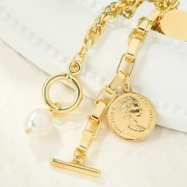 S2203-17 Bohemian Style Female Pearl Bracelet