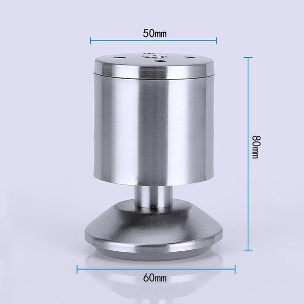 Stainless Steel Wire Drawing Thickened Column Sofa Furniture Cabinet Foot, Height: 80mm