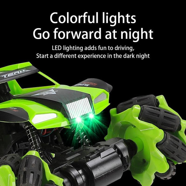 CX-60 2.4G Remote Control Truck Speed Drift Car Toy Cross-Country Racing  Gesture Induction Romote (Red)