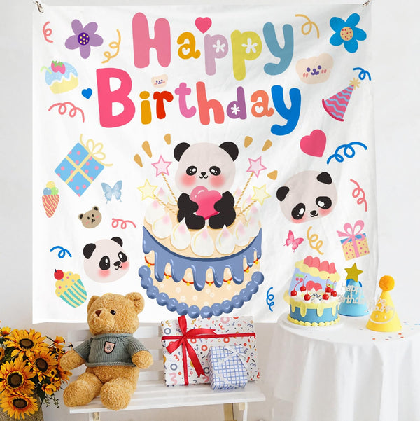 Birthday Layout Hanging Cloth Children Photo Wall Cloth, Size: 180x200cm Velvet(5)