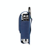 Folding Screen Mobile Phone Waist Hanging Universal Clutch Bag(Blue)