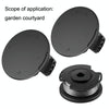 2PCS GK04 Cordless Weeder Lawn Mower Spool Cover For Greenworks(Green)