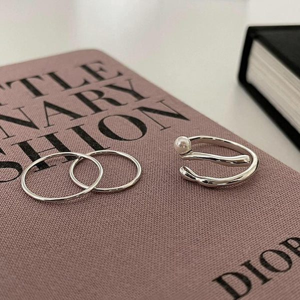 Ladies Light Luxury Snake Shaped Diamond Open Ring, Specification:J3497