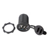 Car Motorcycle ABS Dual Port Charger