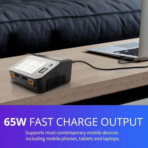 ToolkitRC M6DAC Dual Way Aeromodelling Drone Li-Po Battery Balance Charger(EU Plug)