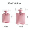 Large Explosion-proof Water-injected PVC Warm Water Bag, Spec: 1000ml (Navy Blue)