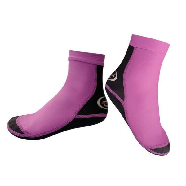 DIVE & SAIL 1.5mm Neoprene + Nylon Snorkeling Socks Diving Socks Anti-slip Anti-scratch Beach Socks, Size:M  (36-38)(Women Purple)