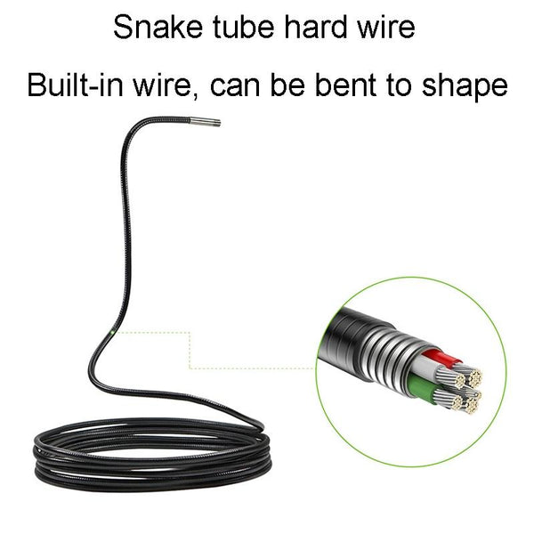 Teslong NTS500 5.5mm-3M Dual Lens 5 Inch Large Screen Industrial Pipe Borescope Industrial Inspection Tools