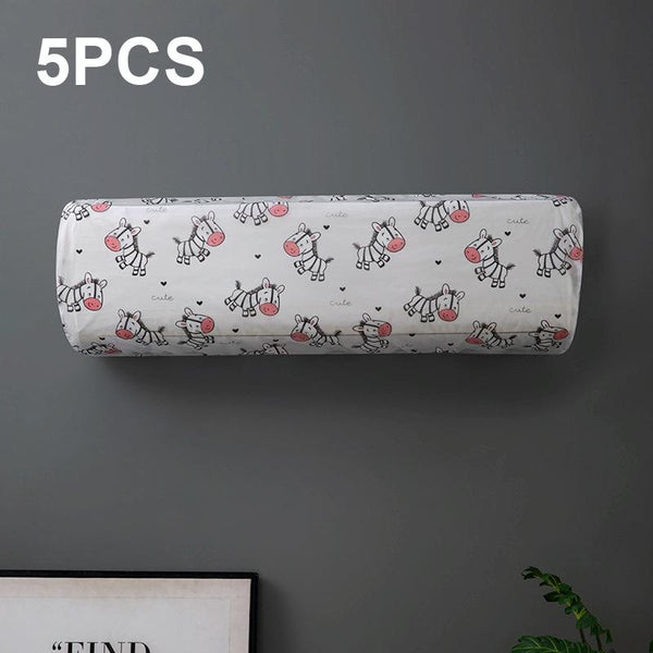 5 PCS Thickened Hanging Air Conditioning Dust Cover, Size: 95x20x31cm(Zebra)