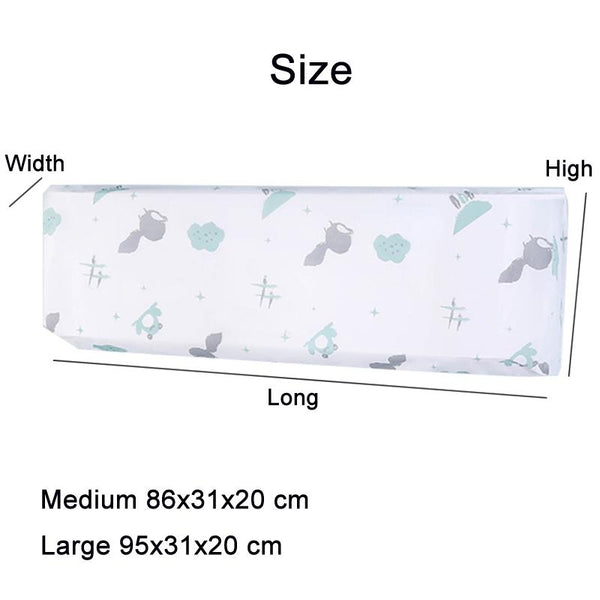 Household Hanging Air Conditioner Cartoon Dust Cover, Size: 86x31x20cm(Vitality Lion)