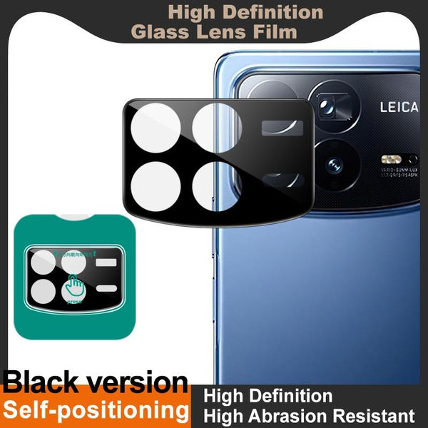 For Xiaomi Mix Fold 4 imak Black Version HD Glass Rear Camera Lens Film, Self-positioning Version