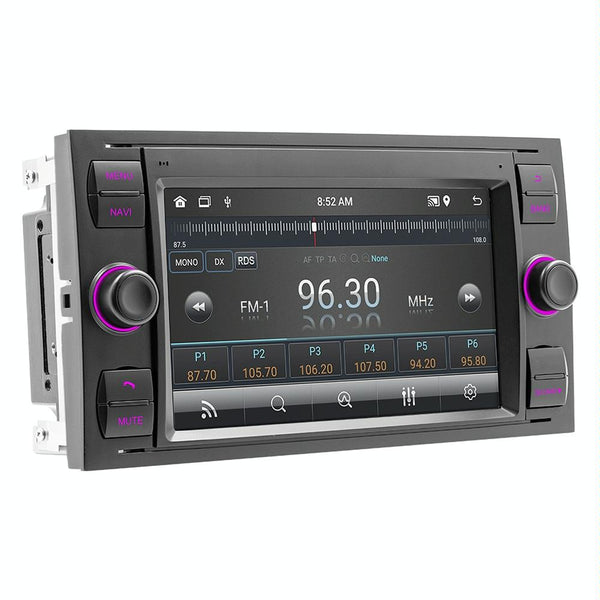 For Ford Transit 7 inch Android Navigation Machine Supports WiFi / GPS / RDS, Specification:1GB+16GB(Black)