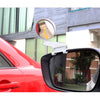3R-094 Auxiliary Rear View Mirror Car Adjustable Blind Spot Mirror Wide Angle Auxiliary Rear View Side Mirror for Left Mirror(White)