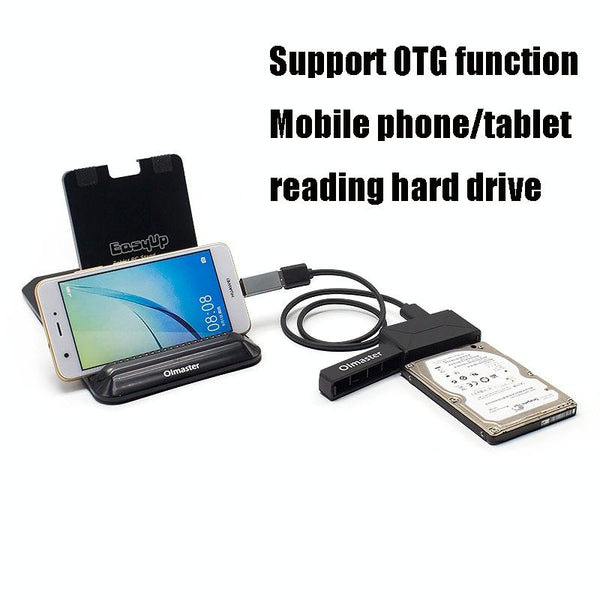 Olmaster External Notebook Hard Drive Adapter Cable Easy Drive Cable USB3.0 to SATA Converter, Style:Hard Disk Dedicated, Size:2.5 Inch
