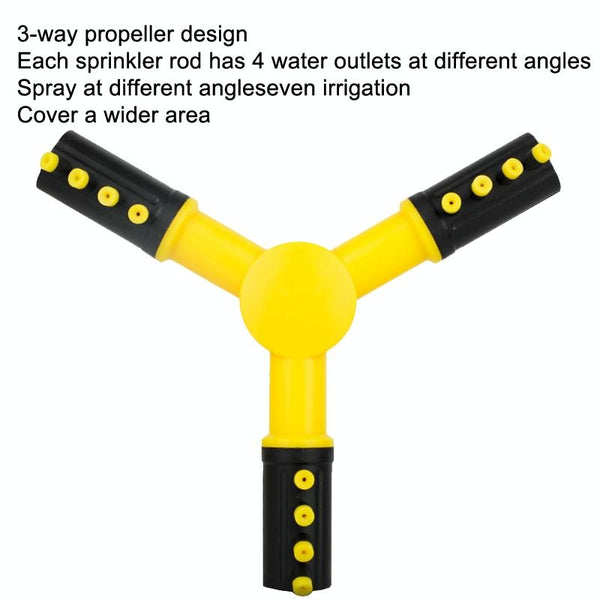 360 Degrees Rotating Watering Device, Style: With 6-point Connector