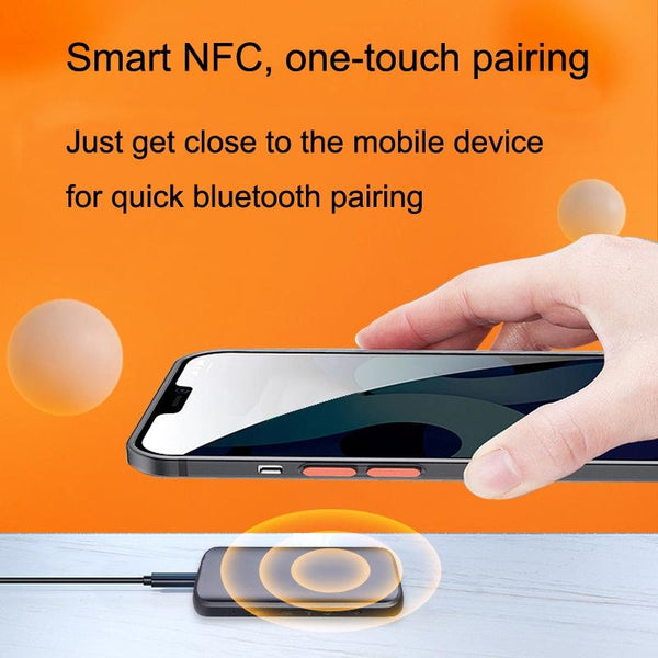 T40 2 In 1 Bluetooth 5.1 Receiver NFC Transmitter Car AUX Adapter