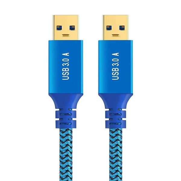 Printer / Hard Disk USB 3.0 Male to Male Connector Cable, Length:2m(Blue)