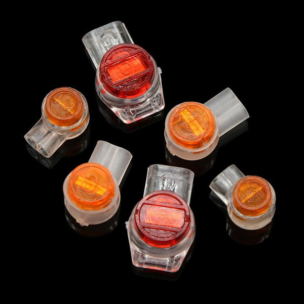 K1 100pcs /Pack Network Cable Telephone Line Connector Moisture-Proof Waterproof Wiring Terminals