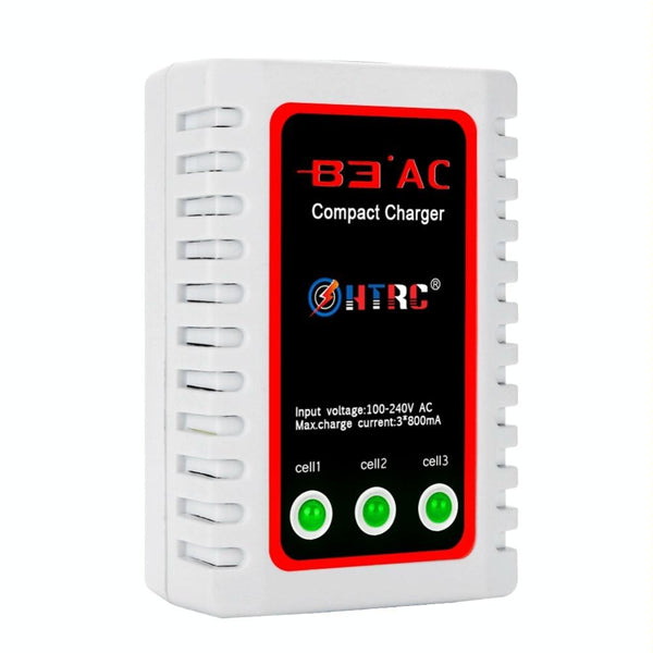 HTRC B3AC 2-3S Model Airplane Lithium Battery Charger Electric Toy Charger, US Plug