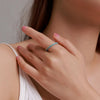 S925 Sterling Silver Fashion Wizard Diamond Women Ring, Size:7(Silver)
