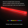 COOLMOON F300 Square Panoramic Glow ARGB Light Bar Desktop Computer Case Interior Decorative Ambient Light