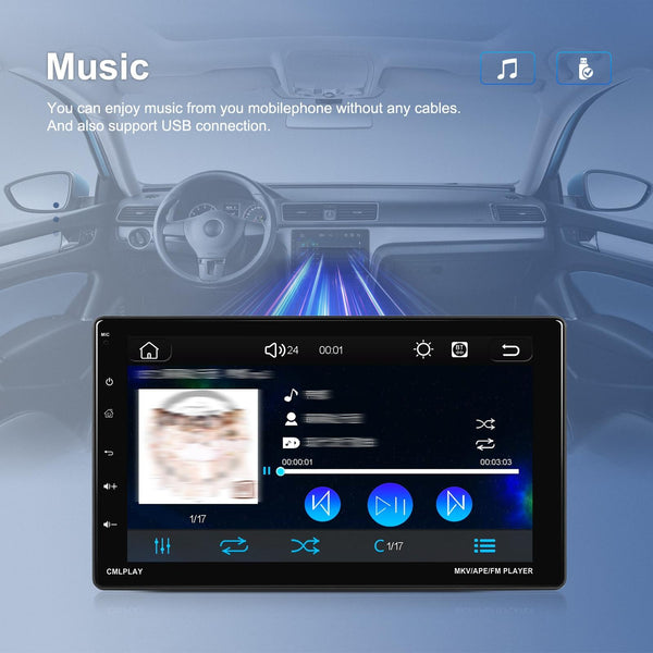 9 Inch Disassembly Screen MP5 Player Android Wireless CarPlay Reversing Image Integrated Machine(Standard)