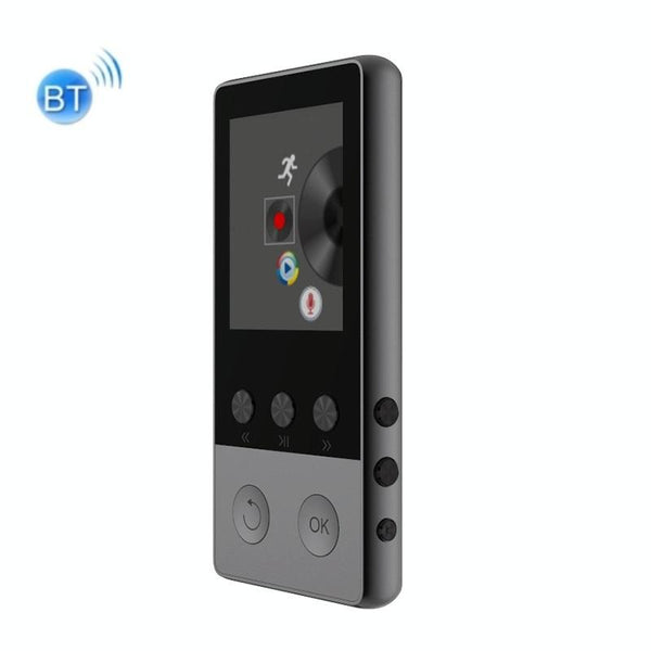 A5 1.8 inch Sports Bluetooth MP3 Music MP4 Video Player, Support Speaker 8GB(Black)