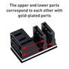 5 PCS Motherboard SATA 7Pin Dual Interface, Model:PH572 90 Degree