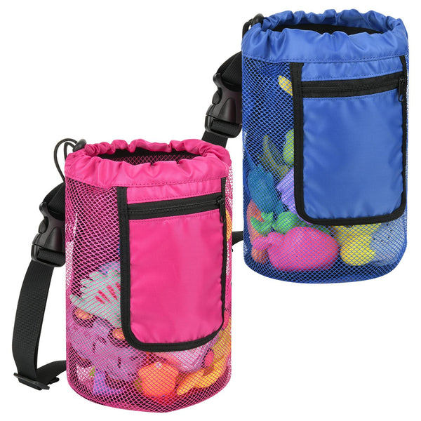 Summer Beach Children Shell Storage Bag Portable Bag(Large Blue)