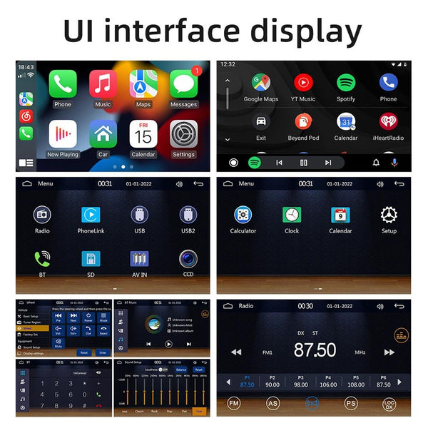 4 inch 800x480P Car Radio Receiver MP5 Player, Support FM & Bluetooth & SD Card with Remote Control