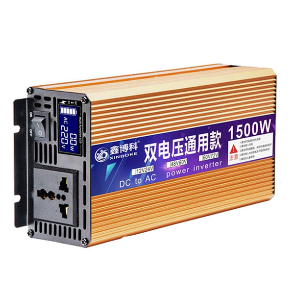 XINBOKE Universal Positive Wave Car Inverter Home Solar Inverter 12V/24V 1500W To 220V 700W