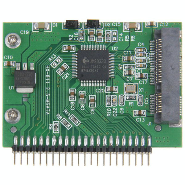 mSATA Mini PCI-E SSD Female to 5V 2.5 inch 44 Pin IDE Male Converter Card