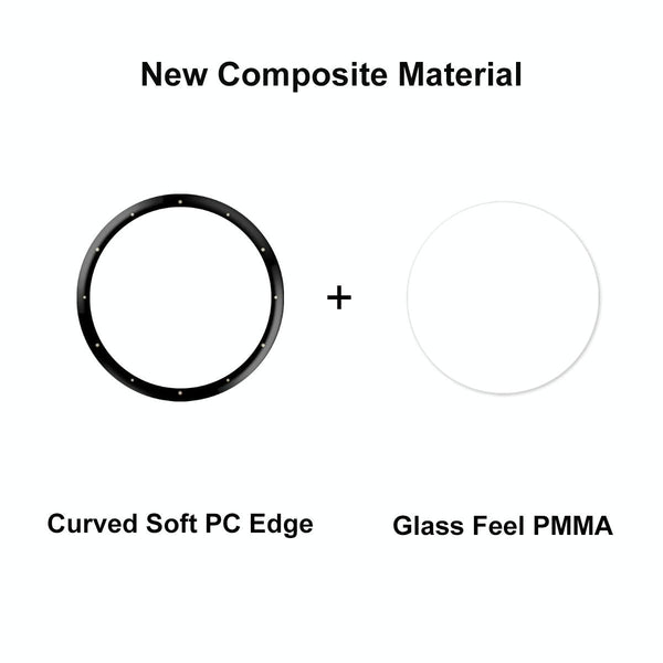 For Garmin Venu 3S 2pcs ENKAY 3D Full Coverage Soft PC Edge + PMMA HD Screen Protector Film