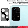 For Honor 200 Lite Global IMAK Rear Camera Lens Glass Film Black Version