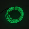 1M Cold Light Flexible LED Strip Light For Car Decoration(Green Light)