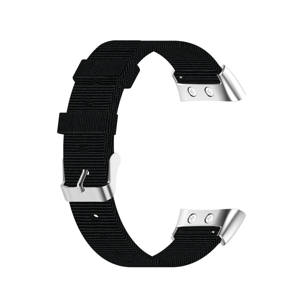 For Garmin Forerunner 45 / 45S / Swim 2 Universal Nylon Canvas Watch Band(Black)