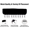 Adhesive Hanger Detachable Travel Folding Portable Hat Clip Hanger Bathroom Cloth Clothes Clip(Black)