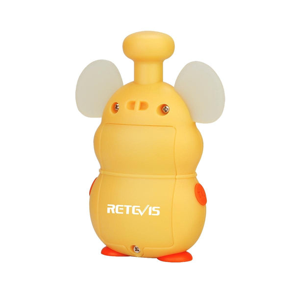 1 Pair RETEVIS RT30M 0.5W US Frequency FRS467 1CH Mouse Shape Children Handheld Walkie Talkie(Yellow)
