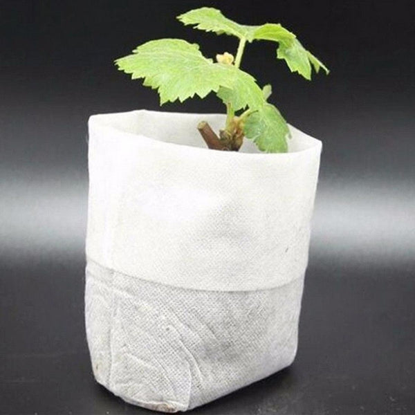 100pcs/Pack Nursery Pots Seedling-Raising Bags Environmental Non-woven Nursery Bags