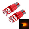 2 PCS T10 5W 27 SMD-3014 LEDs Car Clearance Light Lamp, DC 12V(Yellow Light)