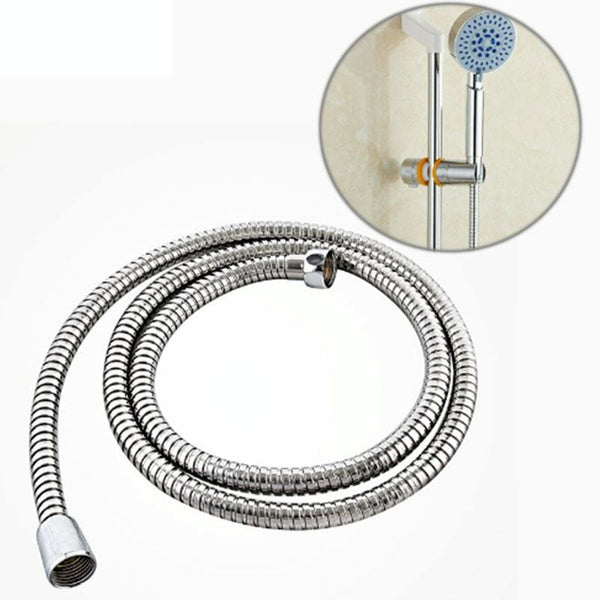 3m Flexible Stainless Steel Showerhead Hose Pipe Double Interlock Copper Interface Anti Burst Bath Water Pipe