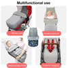 Universal Stroller Sleeping Bag Windproof Footmuff Non-Slip Warm Bunting Bag, Style: Letters Map