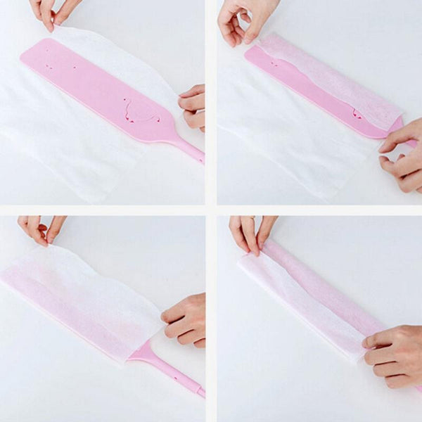 2 PCS Corner Gap Non-woven Flat Electrostatic Dusting Brush Sofa Hair Remover(Purple)